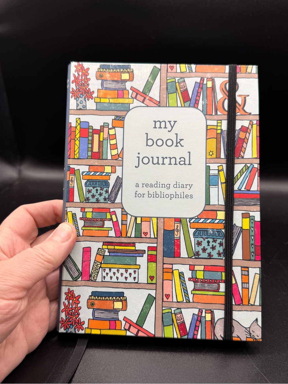 Barnes & Noble My Book Journal - Colorful Bookshelf Cover